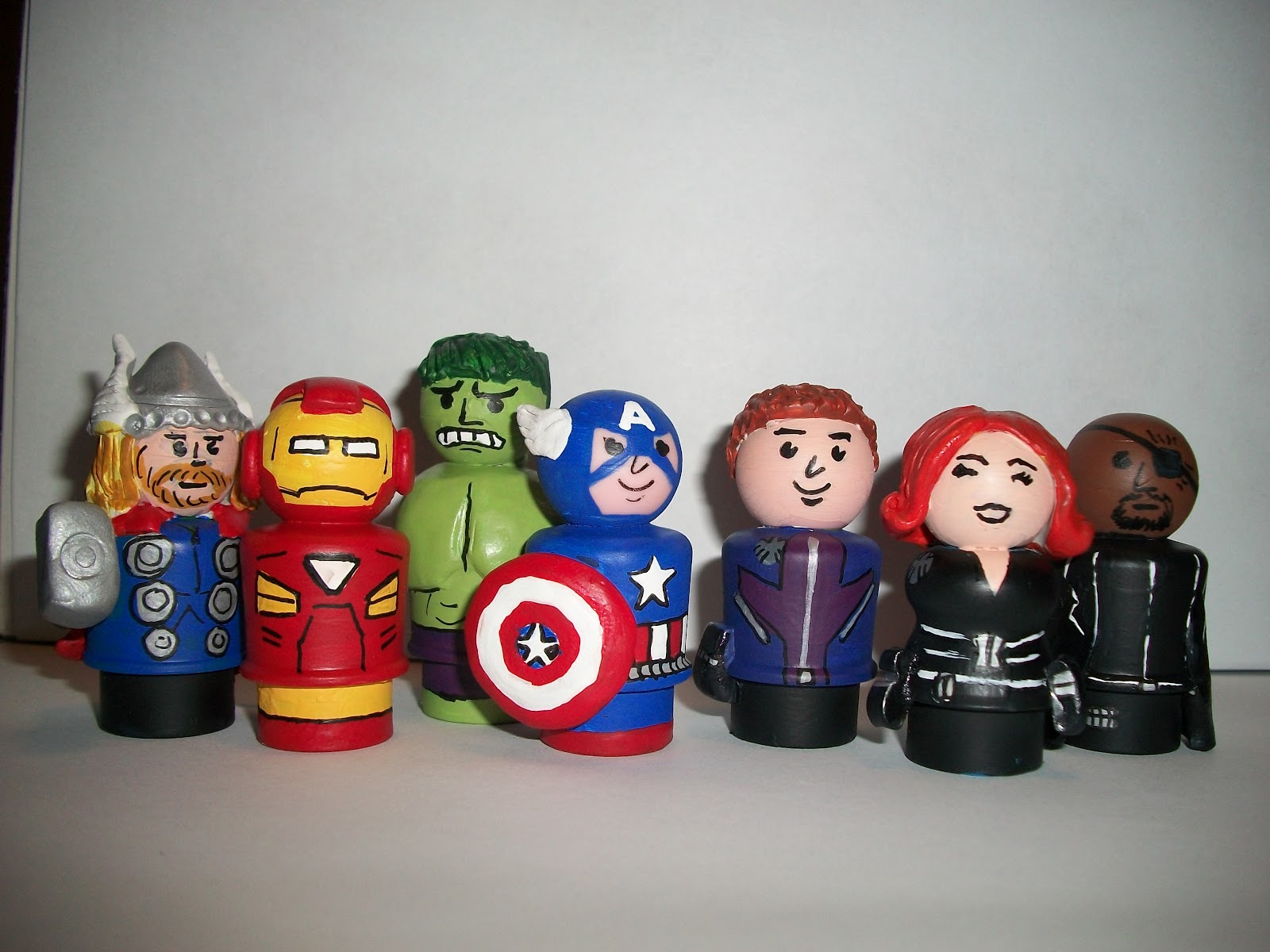 Quinnarama Avengers Fisher Price Little People