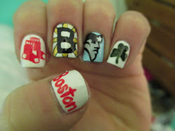 boston bruins nail designs 9