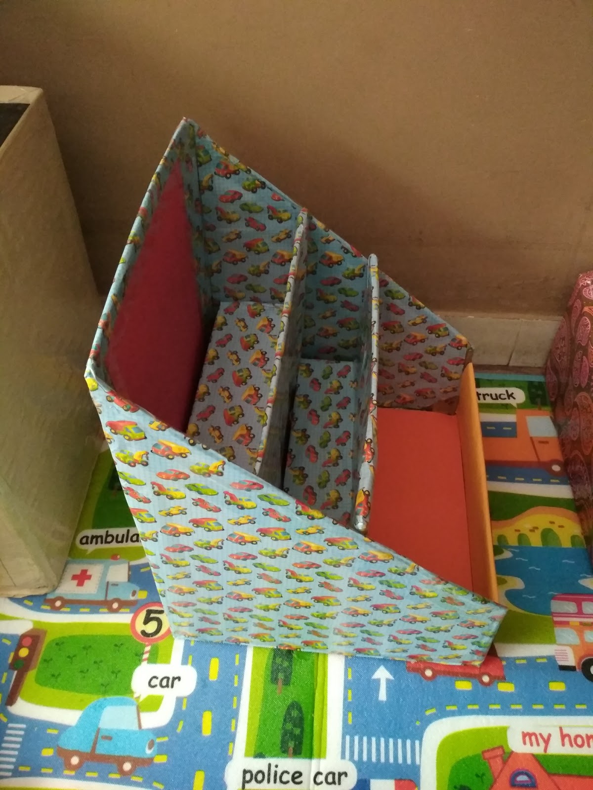 Sonshine Mumma DIY Book Shelf Cardboard Box Book Shelf