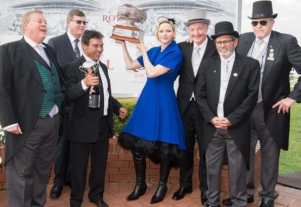 Princess Charlene attended "Princess Charlene of Monaco Royal Race Day" event at Turffontein Racecourse