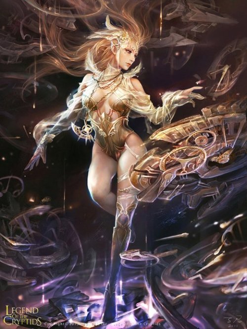 Zinna Du deviantart ilustrações fantasia games mulheres arte sensual beleza legend of the cryptids