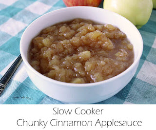 Slow Cooker Chunky Cinnamon Applesause
