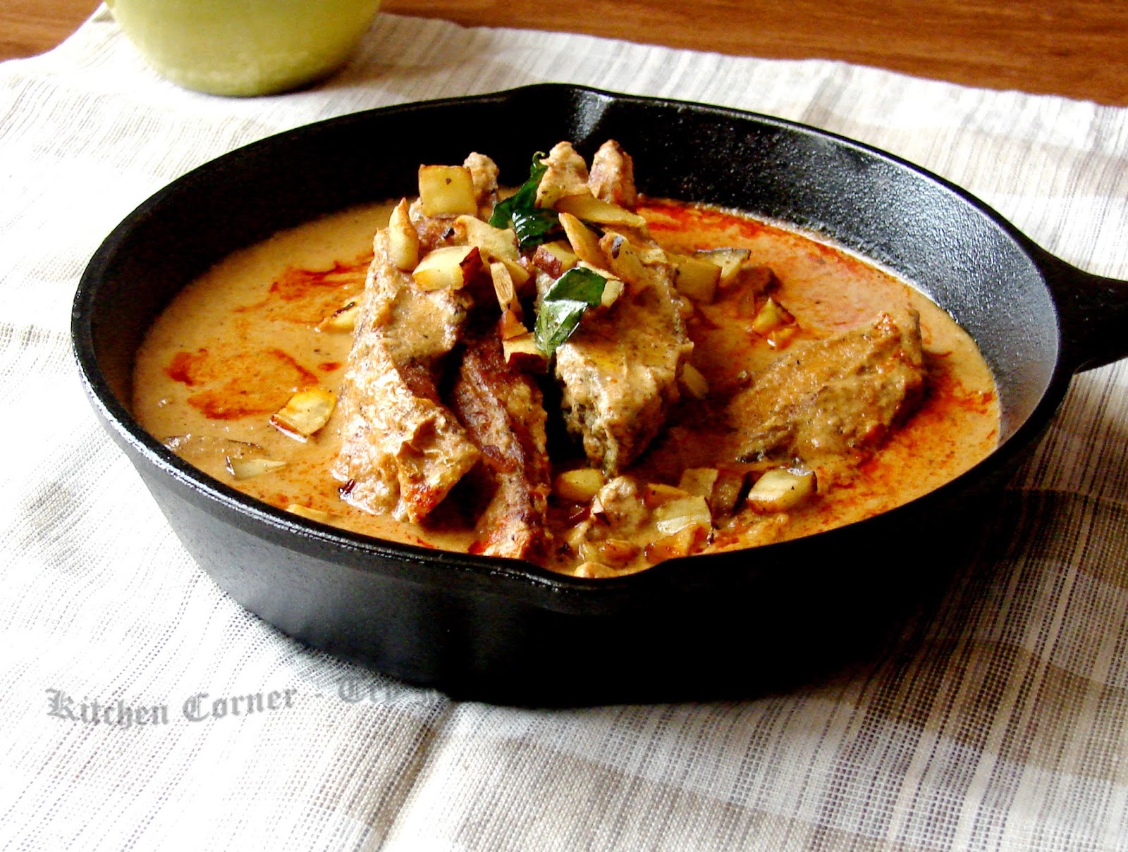 Fried Fish Curry/ Pomfret Fish Curry