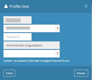 ganti password sipa online
