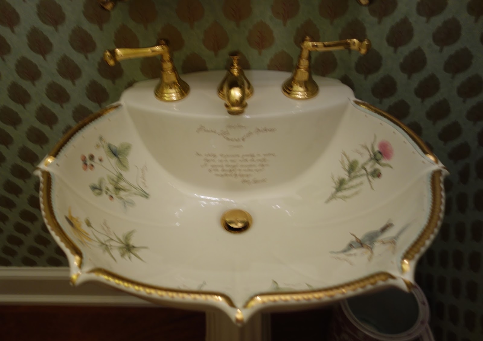 Kohler Prairie Flowers Pedestal Sink Standard Pedestal Sink