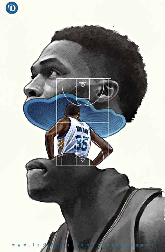 Donny Yu 唐尼宇 aka Fun Idea (Taiwan) - NBA Basketball Art