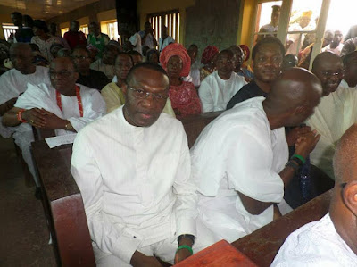 a Photos: Osinbajo, Ngige, Oshiomole, Fayemi, others attend the funeral of former governor of Old Western Region, Adeyinka Adebayo