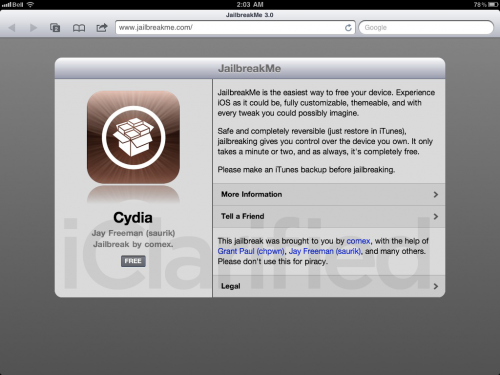 Comex Releases JailbreakMe 3.0 Source Code