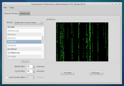 Xubuntu 12.04 Screensavers