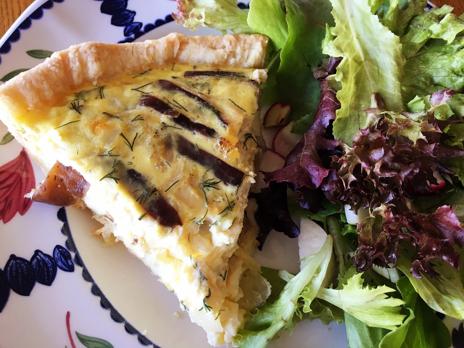Mystery Lovers' Kitchen: Swiss Cheese and Mushroom Quiche @LucyBurdette ...