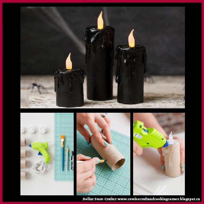 Dollar Store Crafter Turn Dollar Store LED Tea Lights Into Halloween