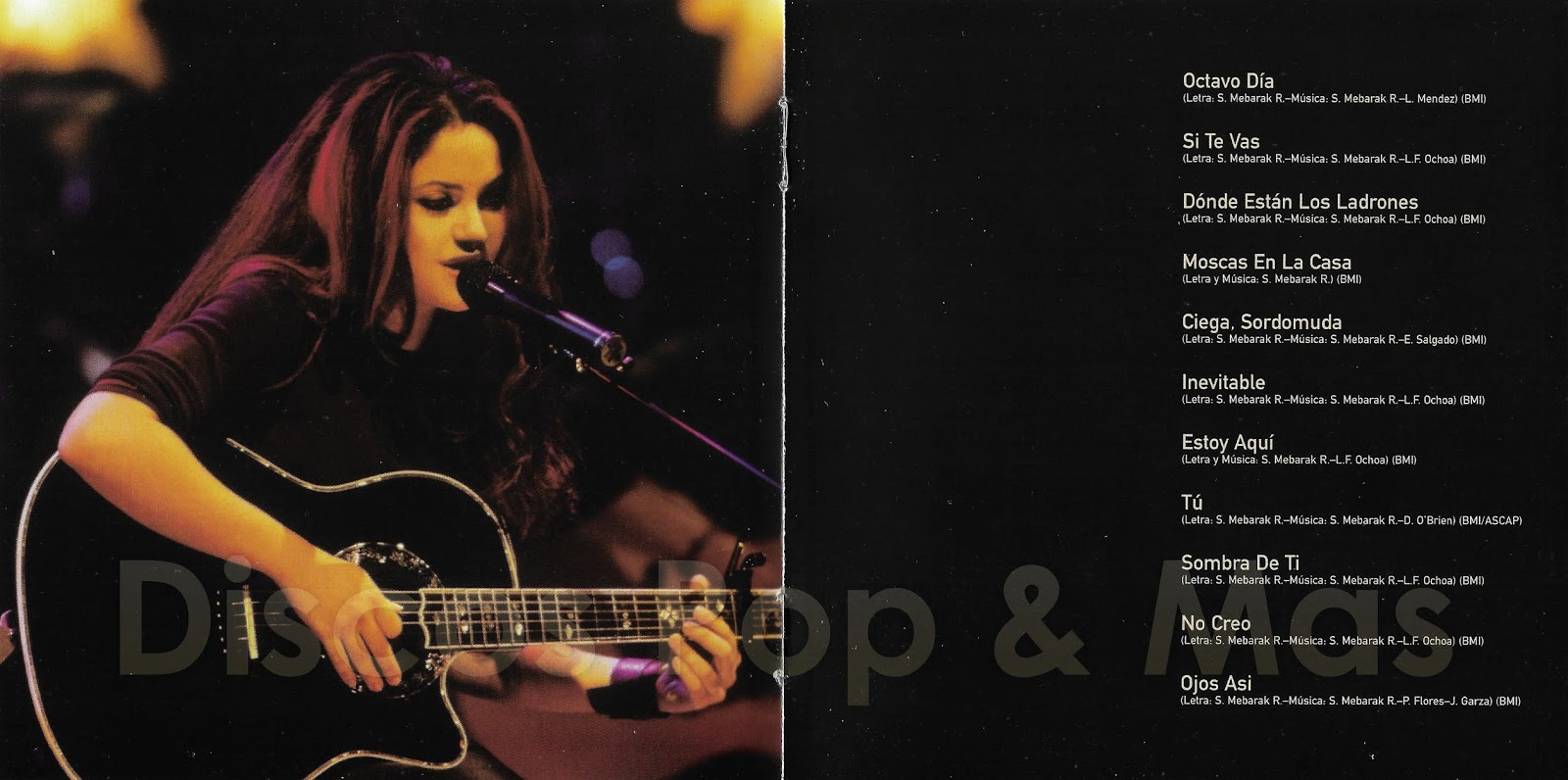 Discos Pop & Mas Shakira MTV Unplugged