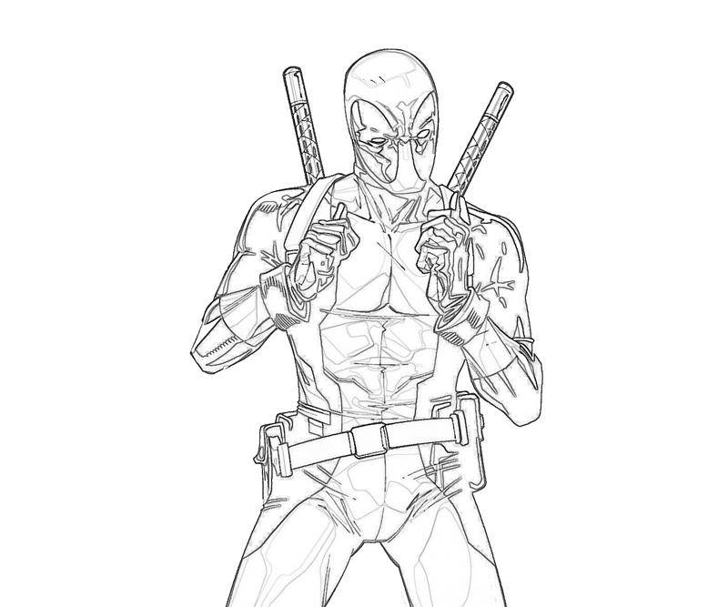 lady deadpool coloring pages - photo #35