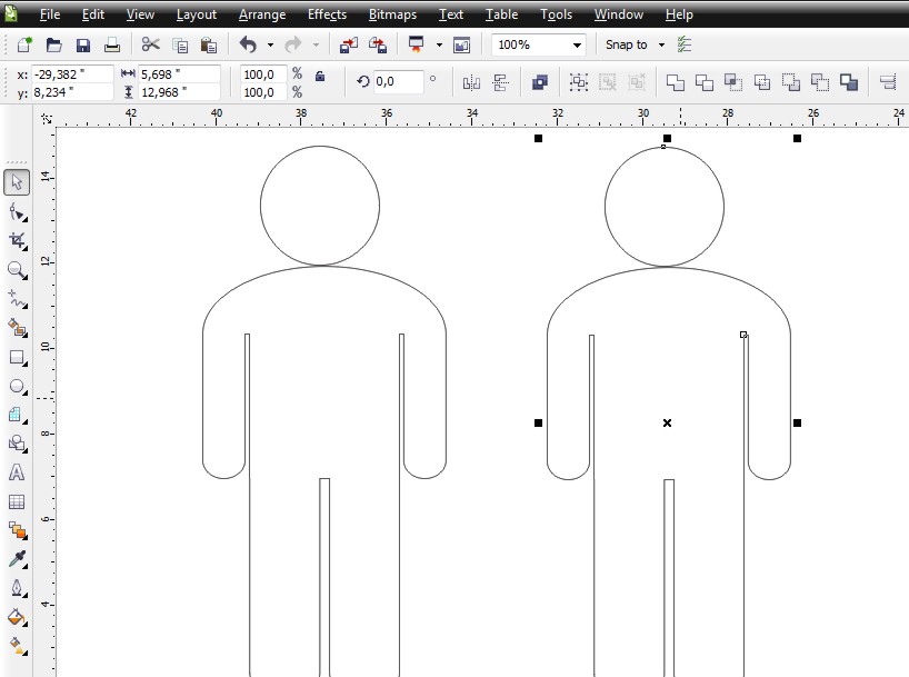 Tutorial corelDraw Untuk Pemula Membuat Toilet Sign dengan CorelDraw