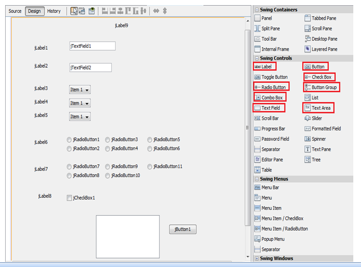 Membuat tampilan menu tampil menggunakan check box, combo box, dan ...