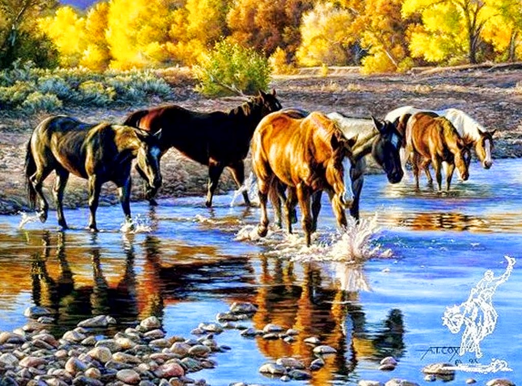 caballos-en-paisajes-pinturas