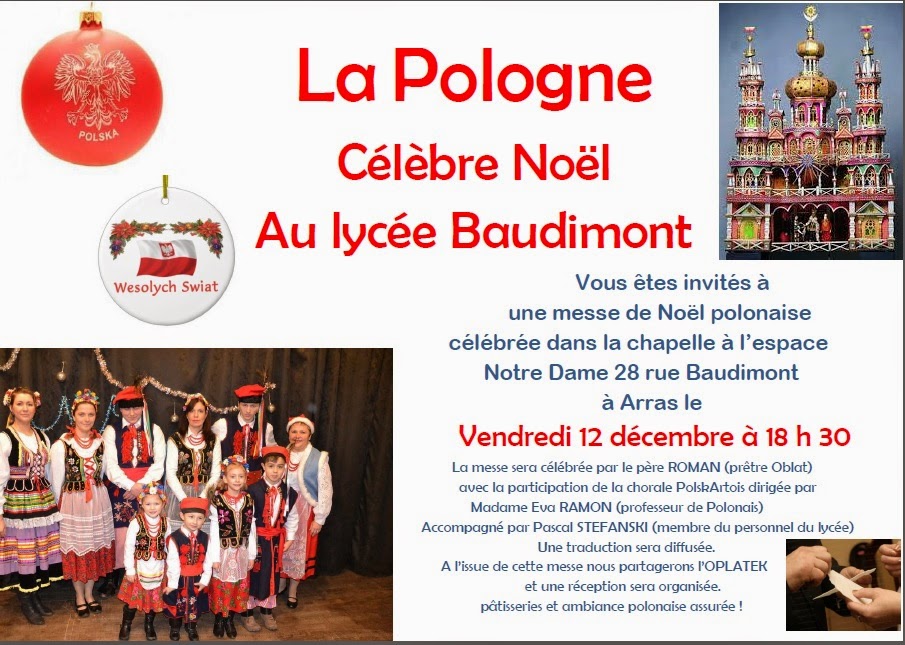 Apel 62 le Blog: Messe de Noel version Polonaise à Arras