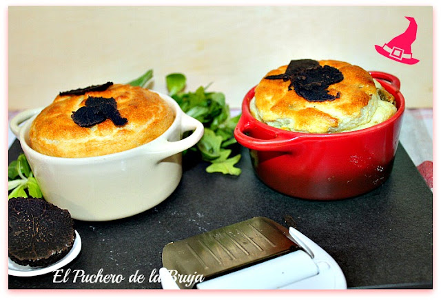 SOUFFLE DE FOIE Y TRUFA NEGRA.