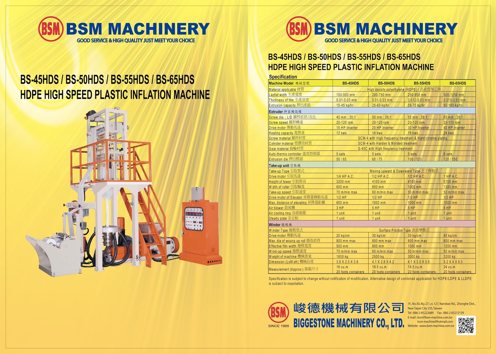 [BSM - BIGGESTONE MACHINERY] PLASTIC BAG MAKING MACHINE, PRINTING ...