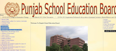 PSEB New Website