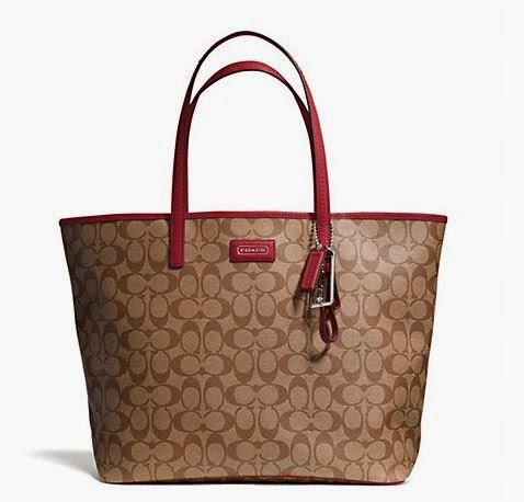 Branded And Beautiful: Coach Park Metro Signature Tote 27393