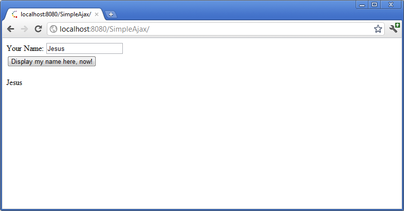 JSF Simple Ajax Samples - Java Code Geeks
