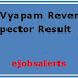 CG Vyapam Revenue Inspector Result 2017 Check RIRE Exam Cut Off Marks