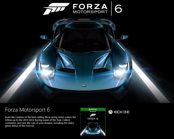 Este es el trailer del nuevo Forza 6 (vídeo)