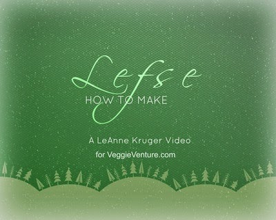 How to make lefse, the Scandinavian Christmas specialty. Step-by-step video, recipe and tips from expert lefse maker LeAnne Kruger. #BestRecipes of 2014 from #AVeggieVenture