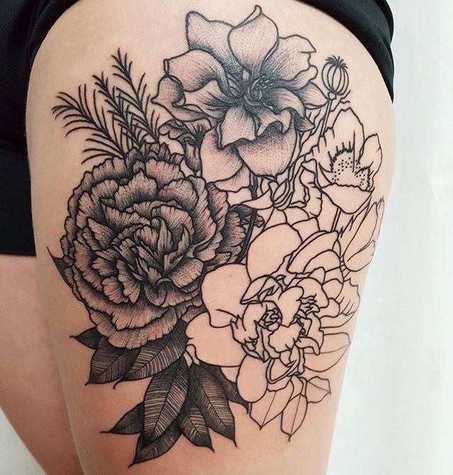 160+ Best Carnation Flower Tattoo Designs With Meanings (2019) Tattoo
