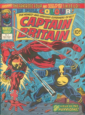Captain Britain #4, the Hurricane
