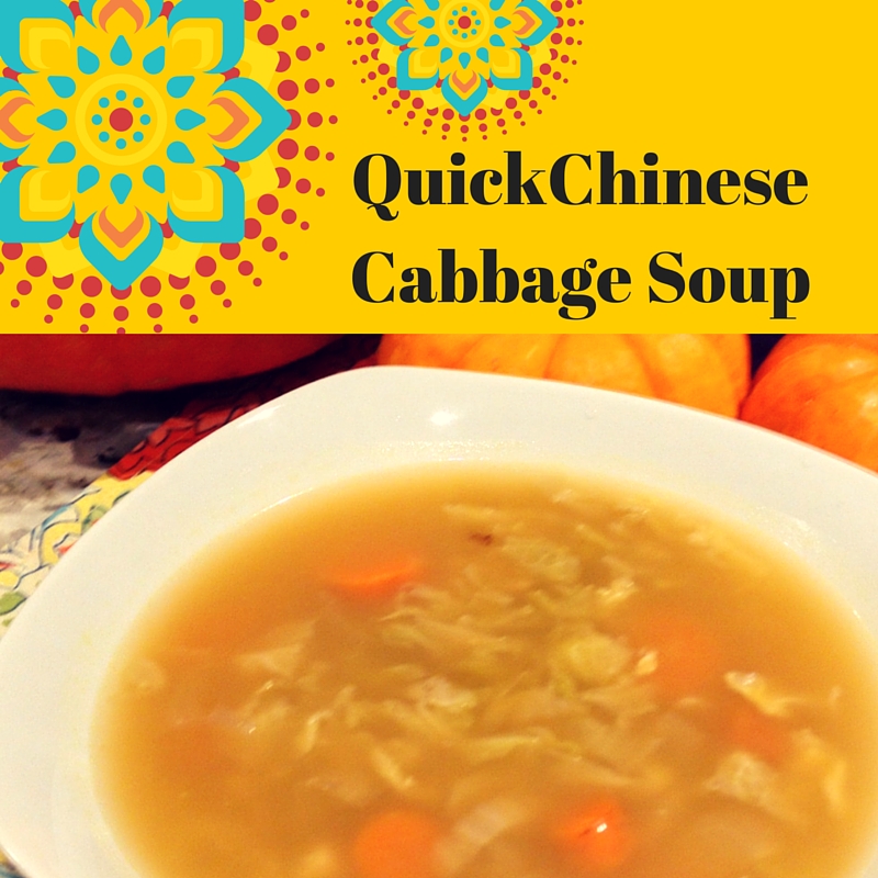 Gluten Free AZ Quick and Easy Chinese Cabbage Soup