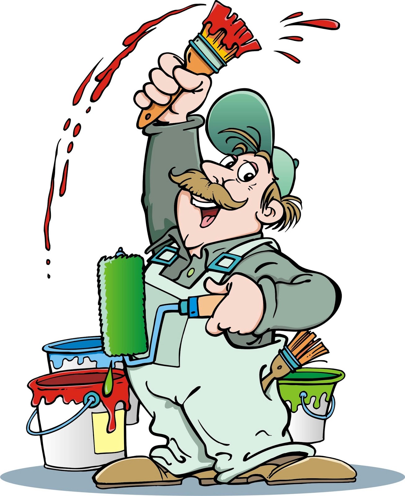free clipart of house painters - photo #18