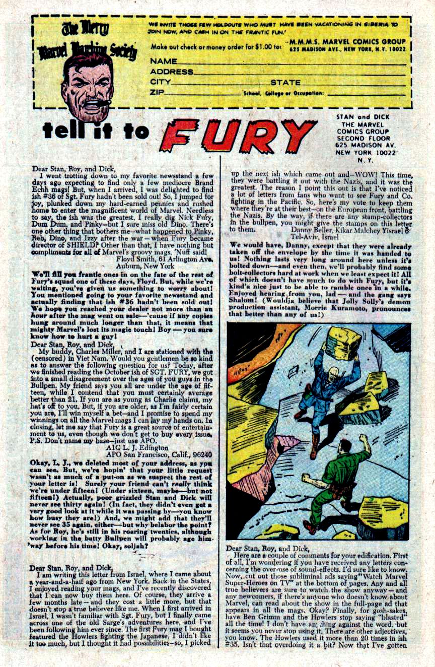 Read online Sgt. Fury comic -  Issue #40 - 32