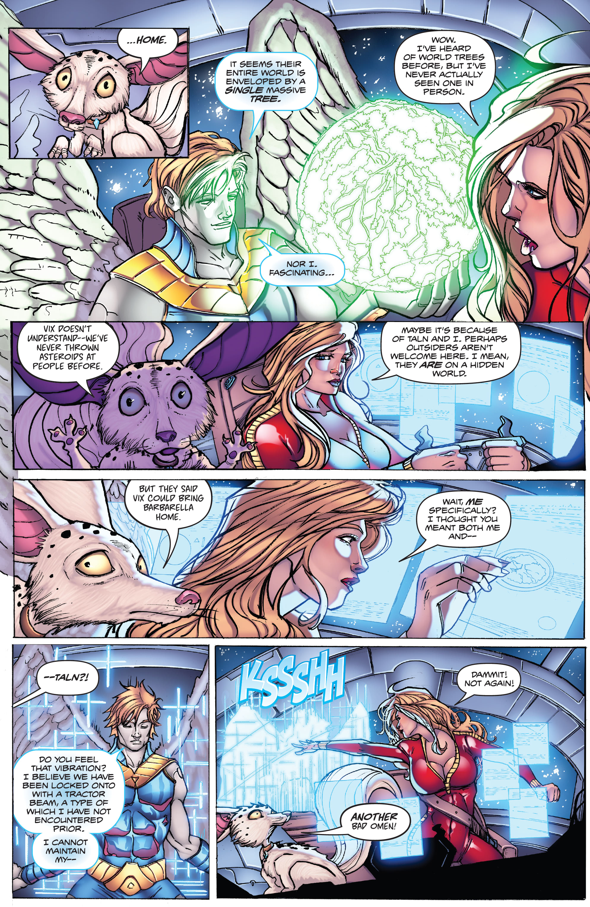 Read online Barbarella: The Center Cannot Hold comic -  Issue #1 - 9