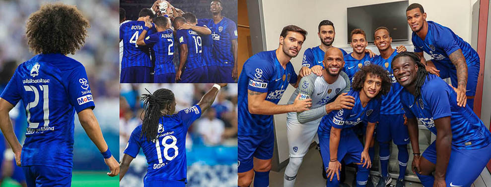 Football teams shirt and kits fan: Font Al Hilal 2018/19 Kits