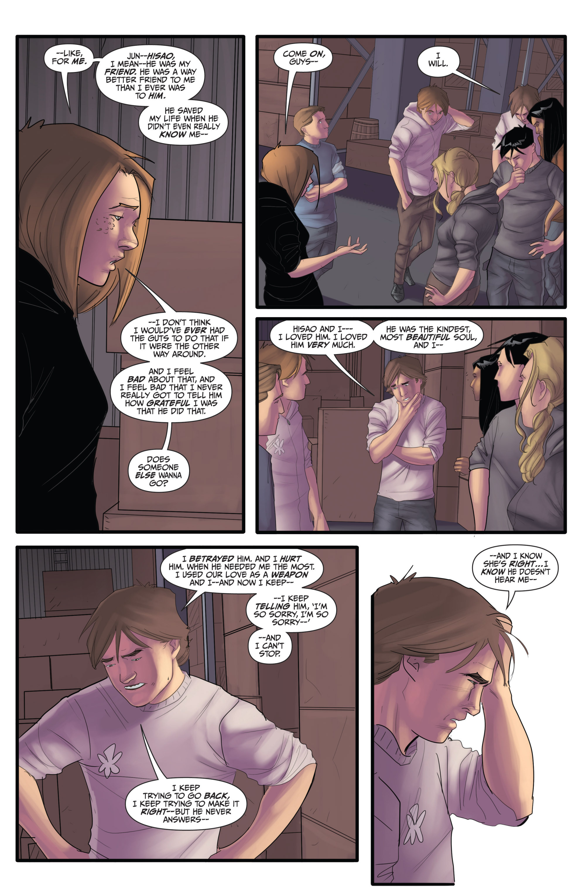 Read online Morning Glories comic -  Issue #34 - 24