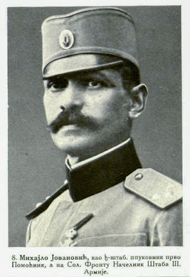 Mihajlo Jovanović as Lt-colonel of the General Staff assistant and later General Staff Chief of the IIIrd Army