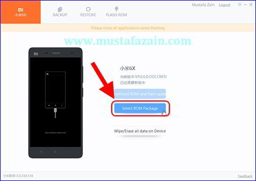 Cara Mudah Ganti ROM Distributor ke ROM China Stable Xiaomi Mi 6X