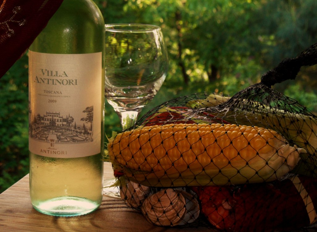 New Hampshire Wineman Twin Italian White Wines and Clambake