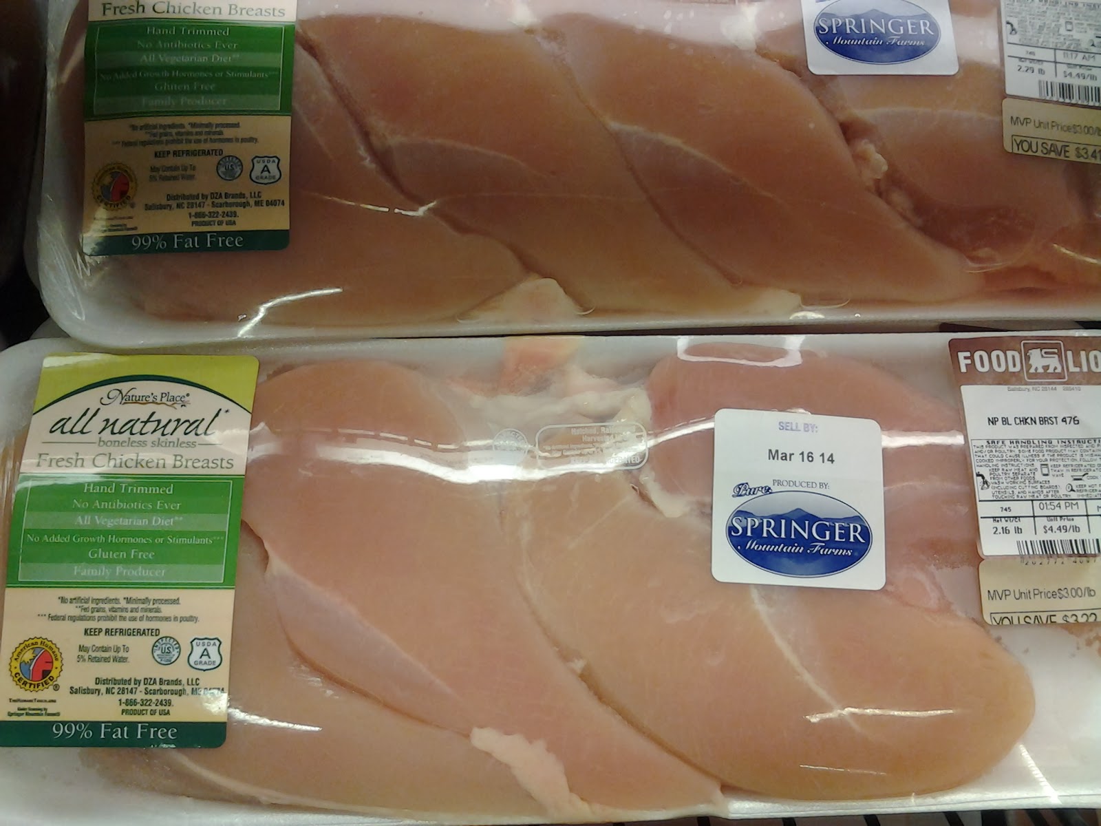 Cheap Nature's Place Chicken at Food Lion! | Loudoun County Limbo