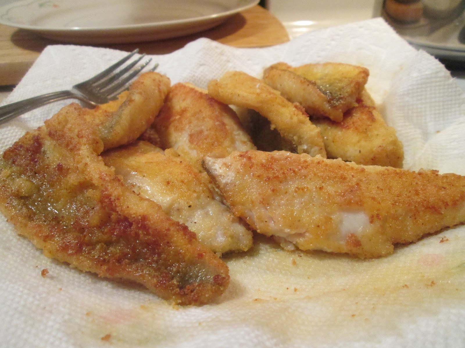 Diab2Cook Fried Yellow Lake Perch w/ Diced New Potatoes, Cut Green
