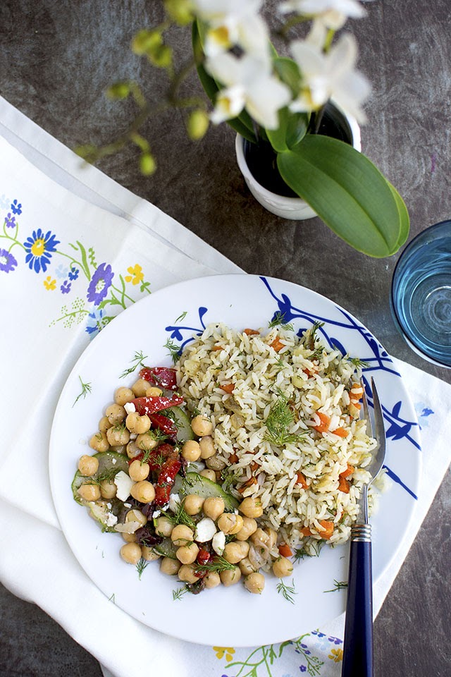 Greek Style Lemon Rice with Dill Lemony Dill Rice