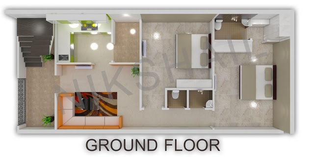 Home Architec Ideas Two Room One Kitchen Home Design