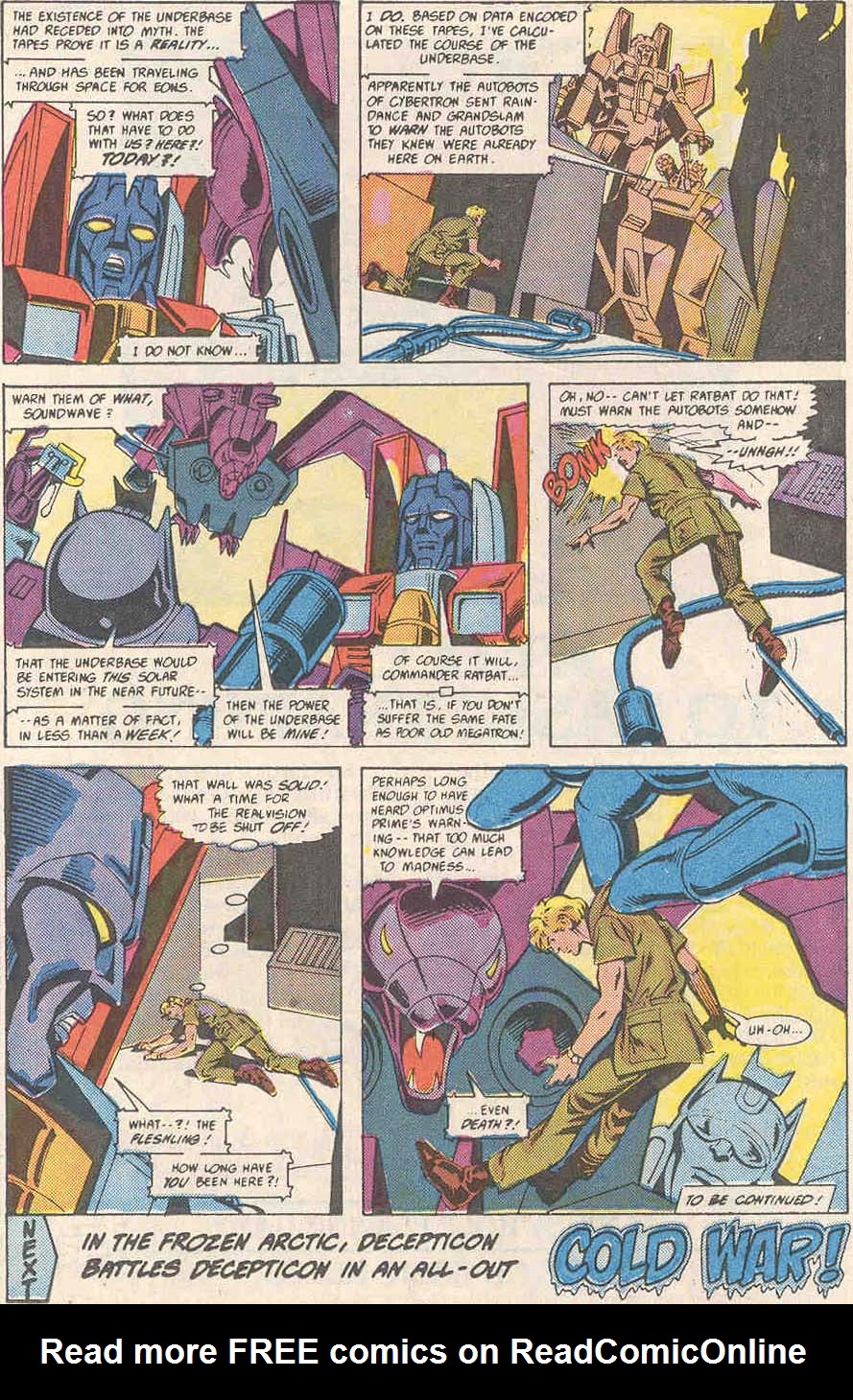 Read online The Transformers (1984) comic -  Issue #48 - 19