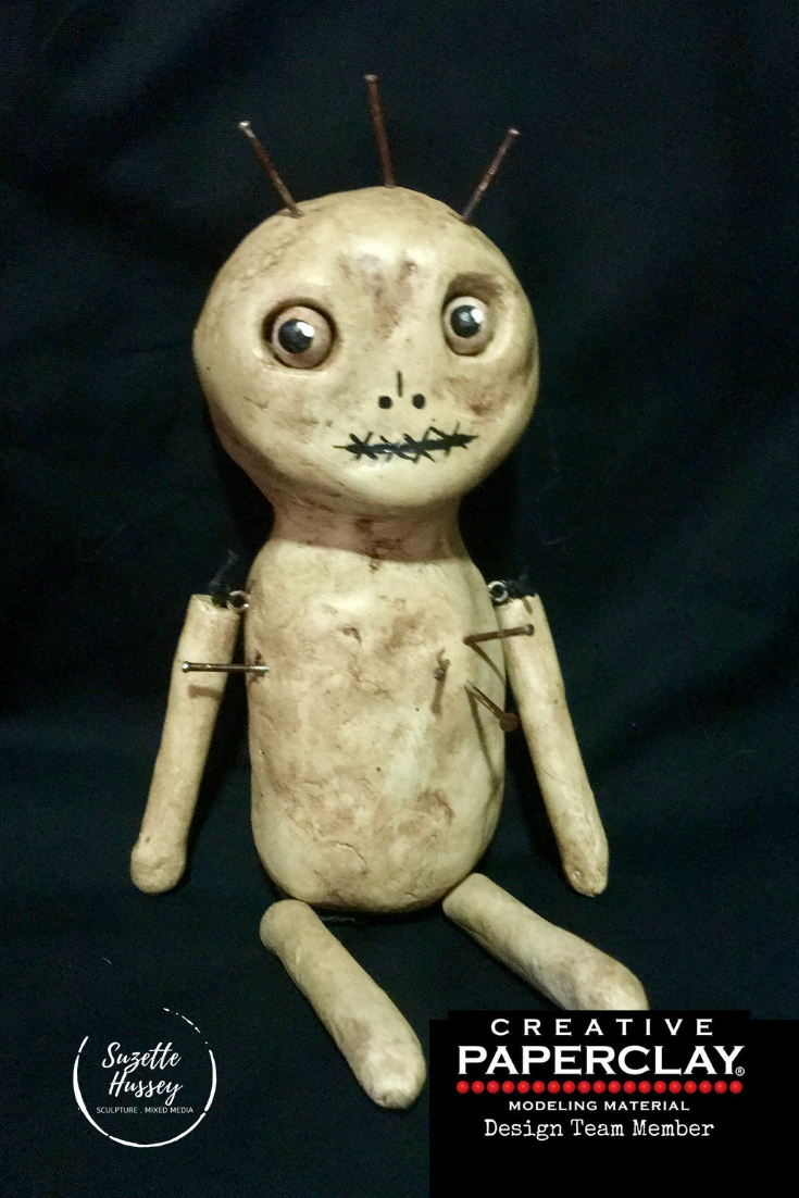 Creative Paperclay® air dry modeling material Make a Voodoo Doll with