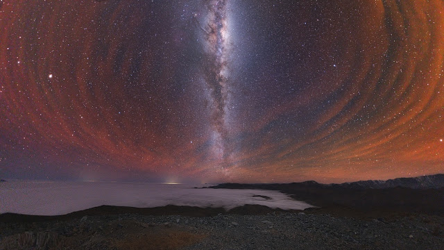 Airglow and the Milky Way Galaxy
