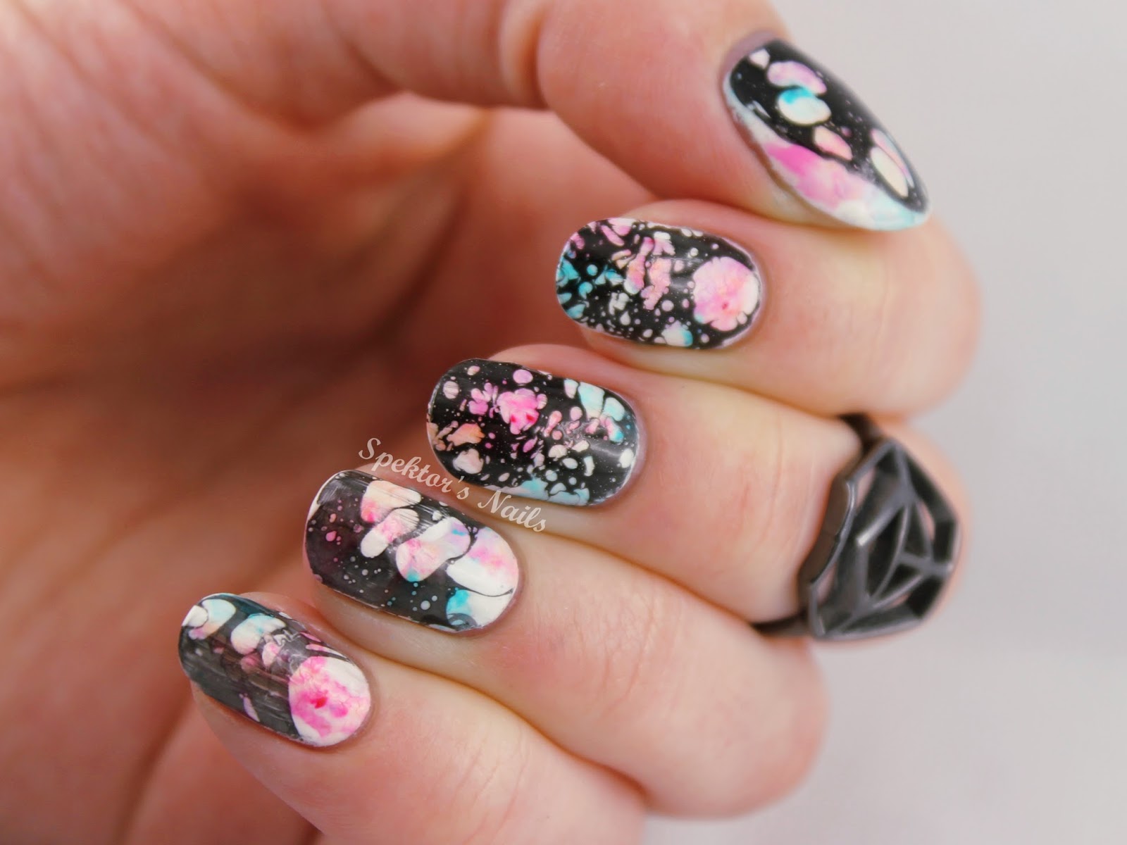 Spektor's Nails: Watercolor Nails inspired by Madeline Poole | Nail art ...