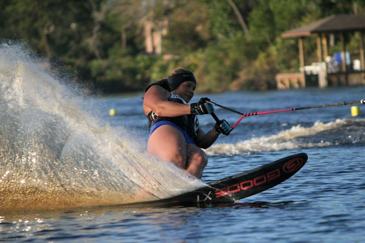 I'd rather be waterskiing Water skating