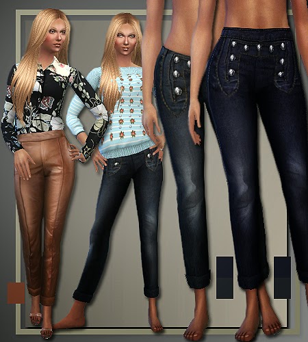 My Sims 4 Blog: Gucci Spring 2015 Separates for Teen - Elder Females by ...